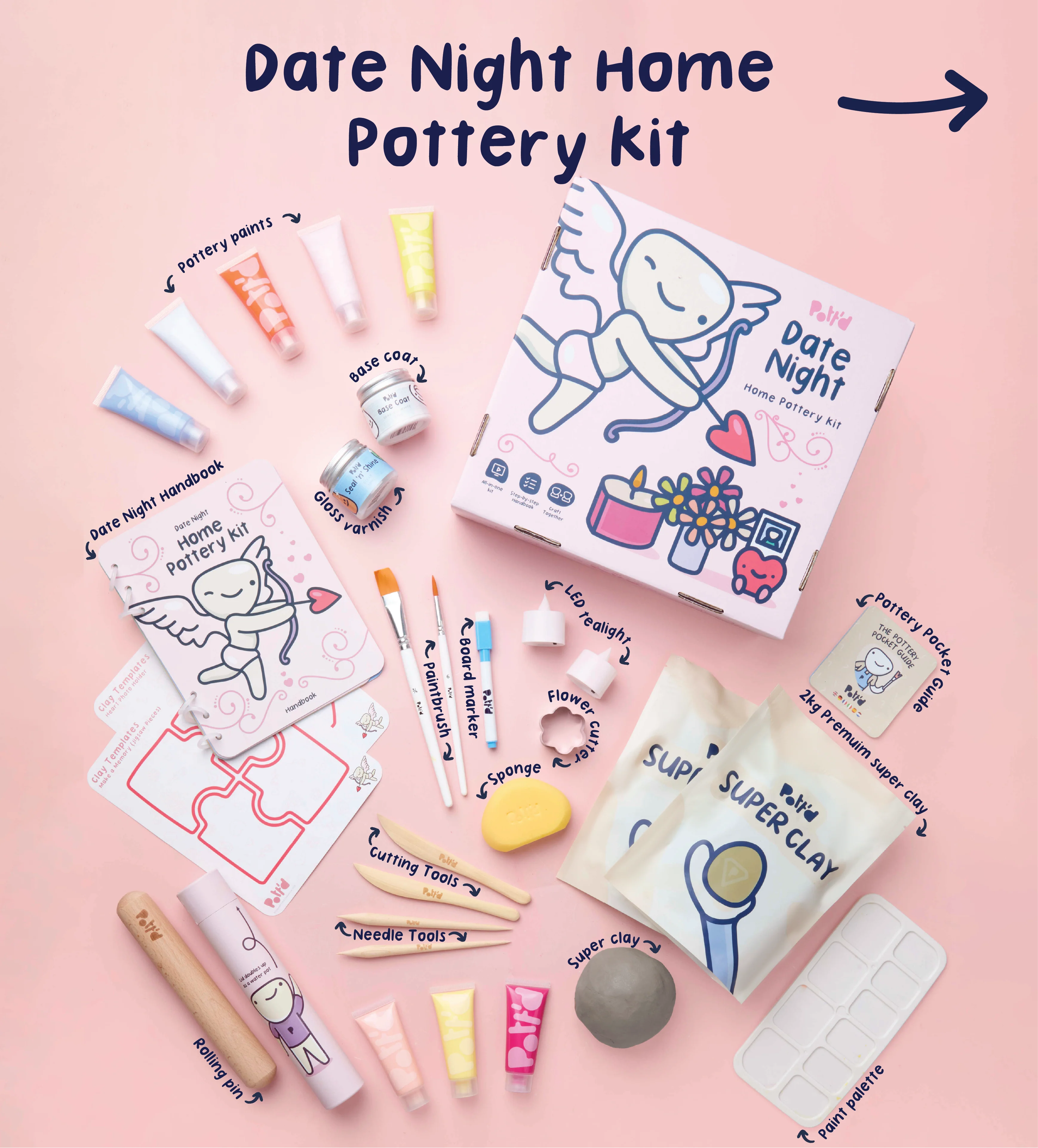 Craft & Connect: Date Night Clay Bundle - Image 3